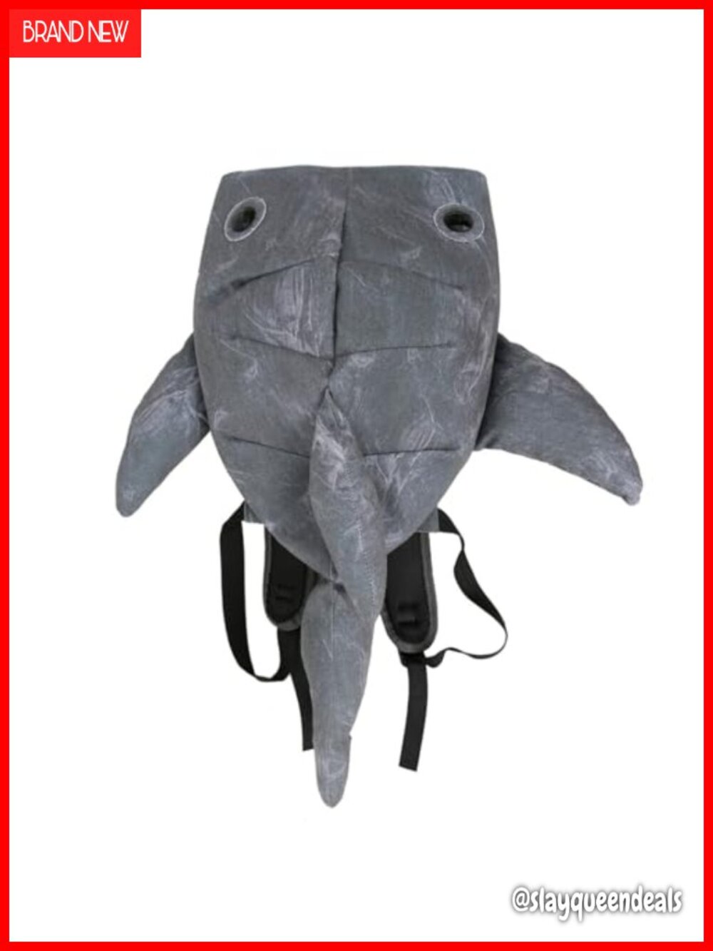 Large Capacity Whale Shark Backpack Cute Street Fashion Bag Ita Bag
